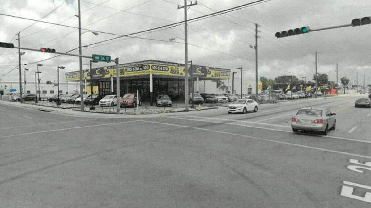 The commercial property at 3199 NW 36th St. is part of the 7.6 acres sale in Allapattah.