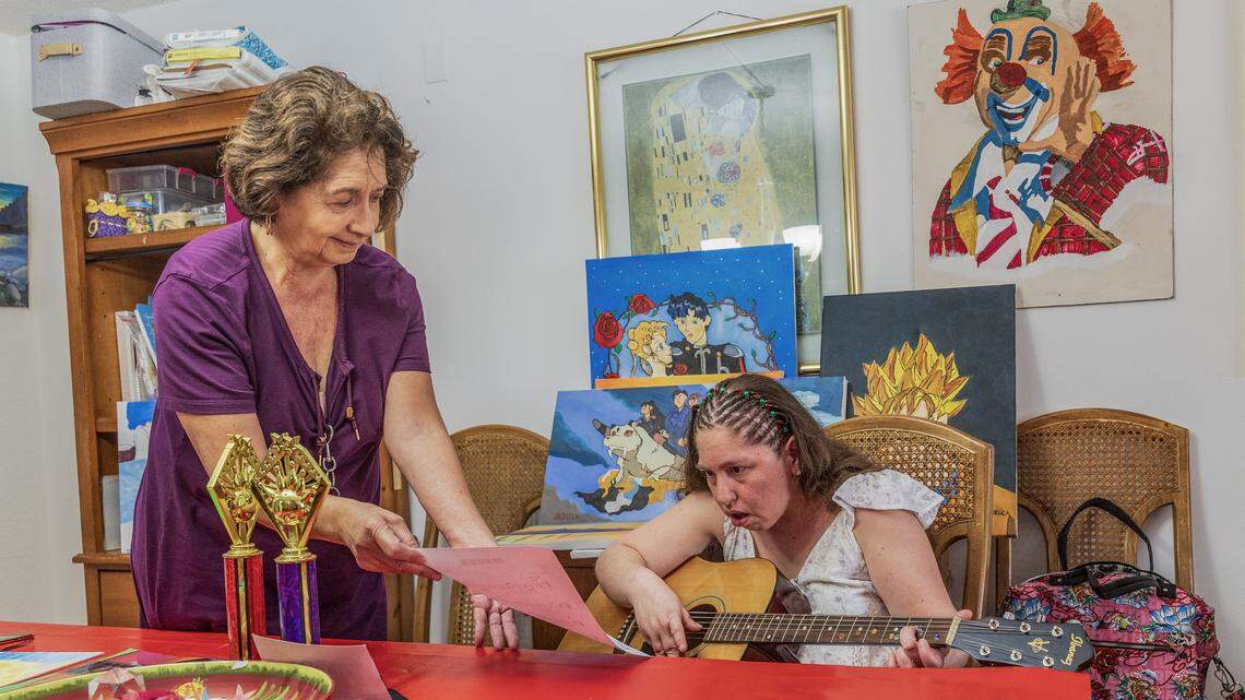 She has battled epilepsy for most of her life but remains positive and creative