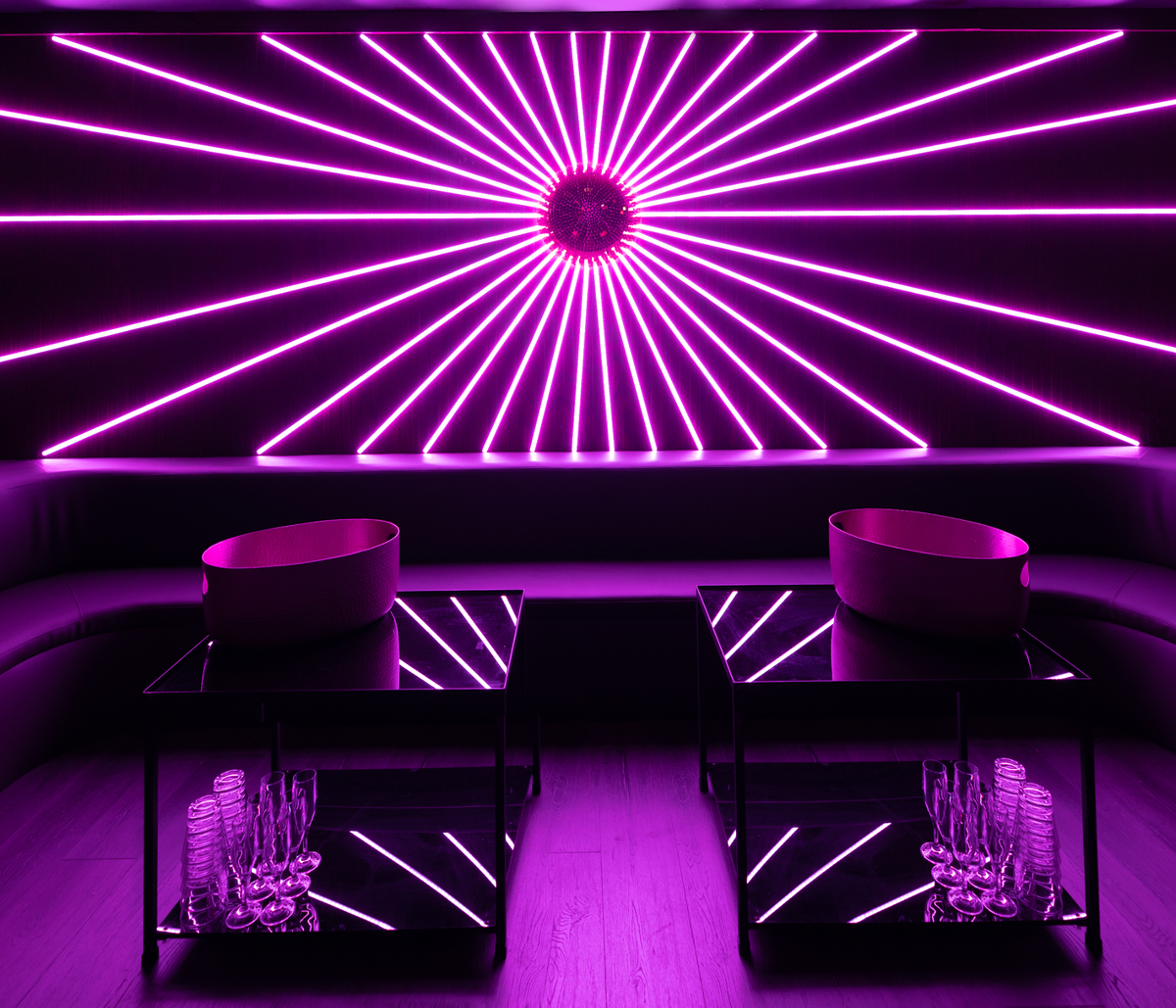 XXIII Club features custom-built sound and lighting technology from Infinite Systems.