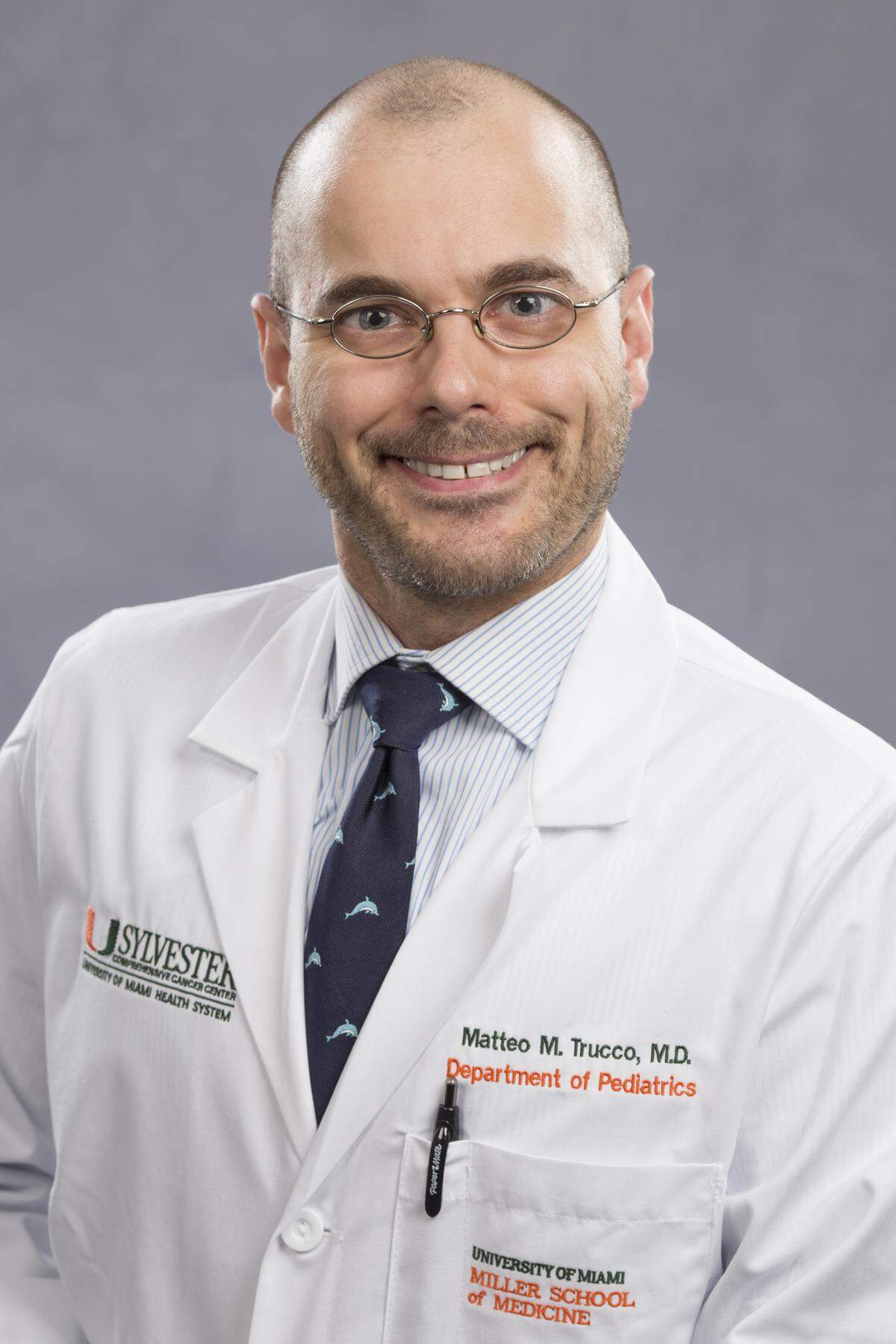 Dr. Matteo Trucco, director of Phase 1 Pediatric Clinical Research Program at Sylvester Comprehensive Cancer Center at the University of Miami Miller School of Medicine