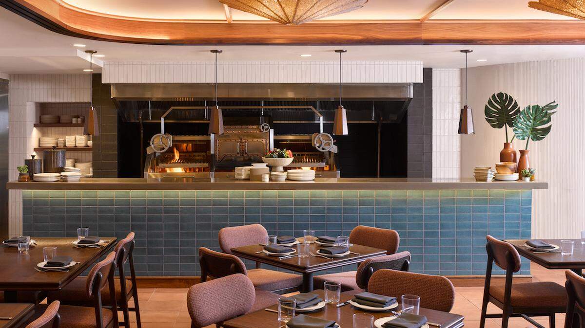 Bar at the Mayfair Grill.