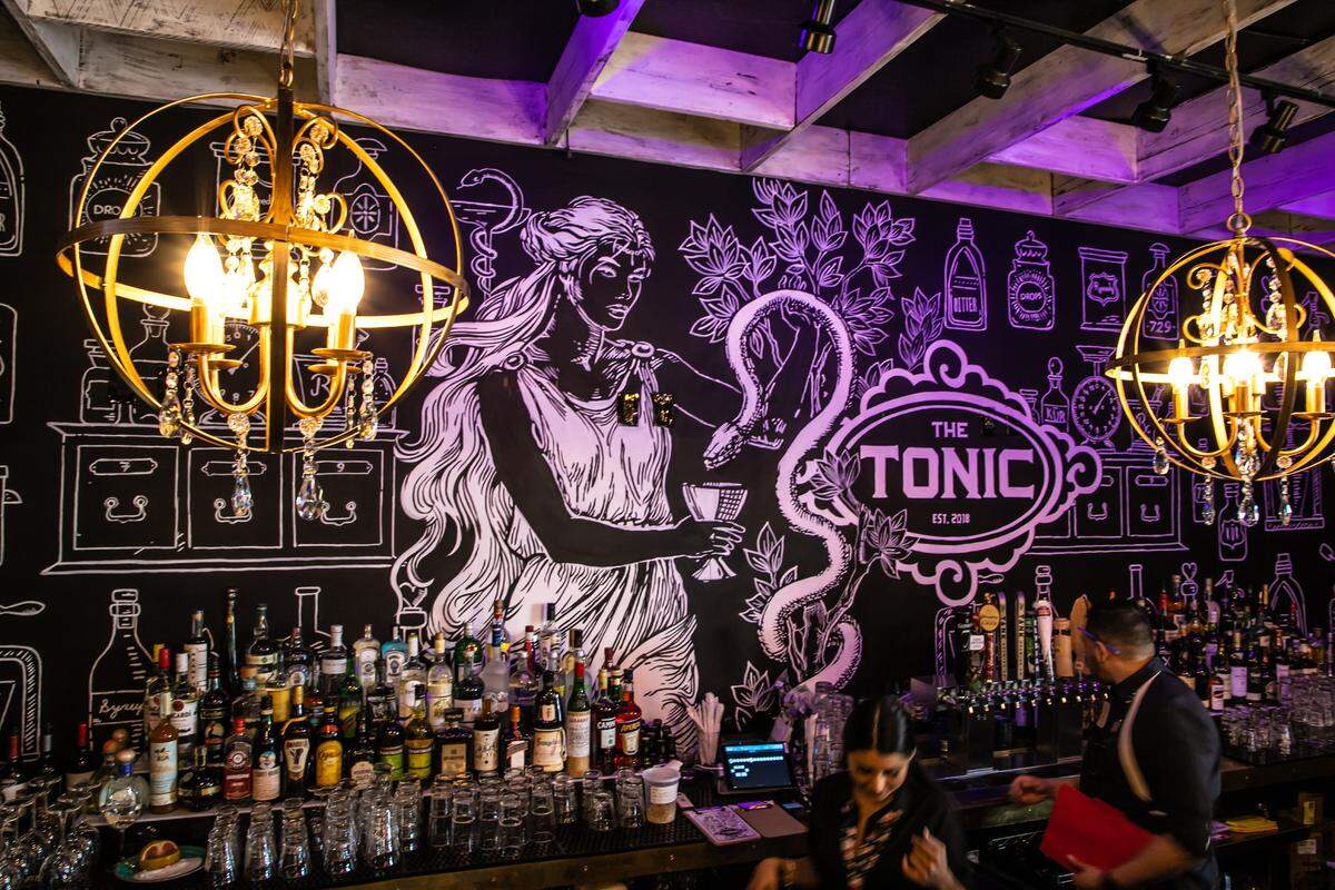The Tonic has a speakeasy vibe and classic craft cocktails.