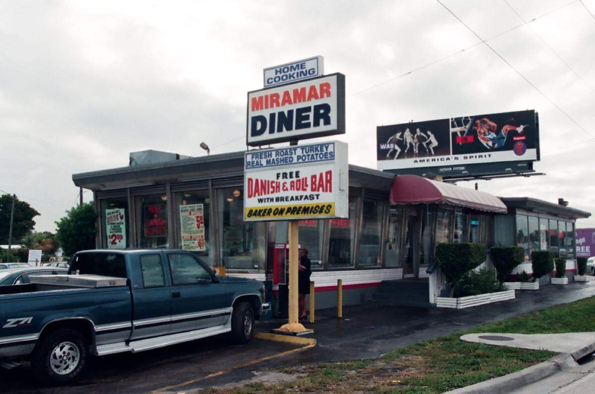 The Miramar Diner in 1999.