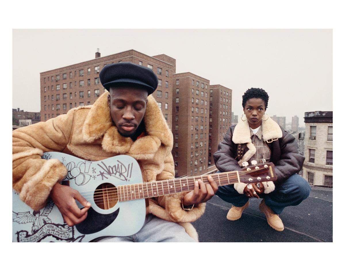 This photo of the Fugees is just one of pictures featured in The Art of Hip-Hop’s inaugural exhibition “From the Bronx to the Beach” on Dec. 5.