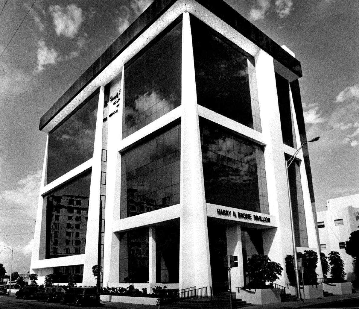 South Shore Hospital in South Beach in 1985. The building has been demolished.