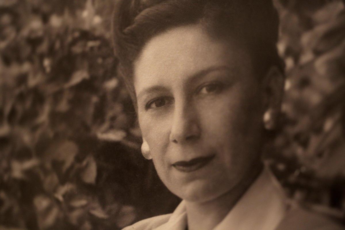 Ann B. Bussel’s mother, Ruth Broad, in a photo taken during the war years.