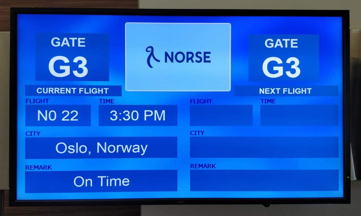 Flight No 22 was Norse’s first scheduled flight out of Fort Lauderdale-Hollywood International Airport.
