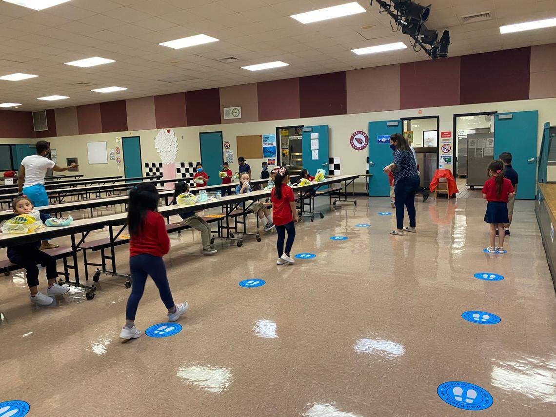Monday marked the first day some kids got to go back to Miami-Dade County schools. Here’s a glimpse inside Redland Elementary.