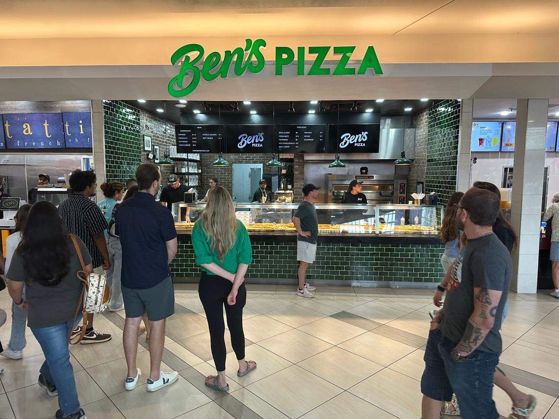 Ben’s Pizza opened at Dadeland Mall’s dining pavilion in June 2024.