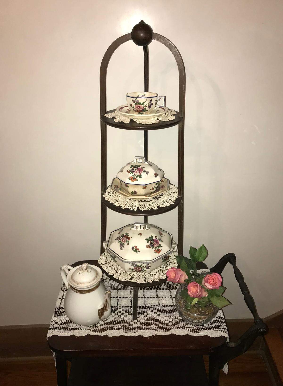 You can see vintage tea sets like this one by Royal Doulton at the Coral Gables Merrick House, 2 to 5 p.m. Sunday, March 26, as part of the Merrick House Tea Jubilee.