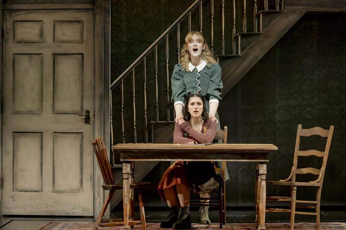 Delaney Brown played Stasia, the real-life best friend of Rutka (Lana Schwartz) who retrieved her diaries, in the Cincinnati Playhouse in the Park production.