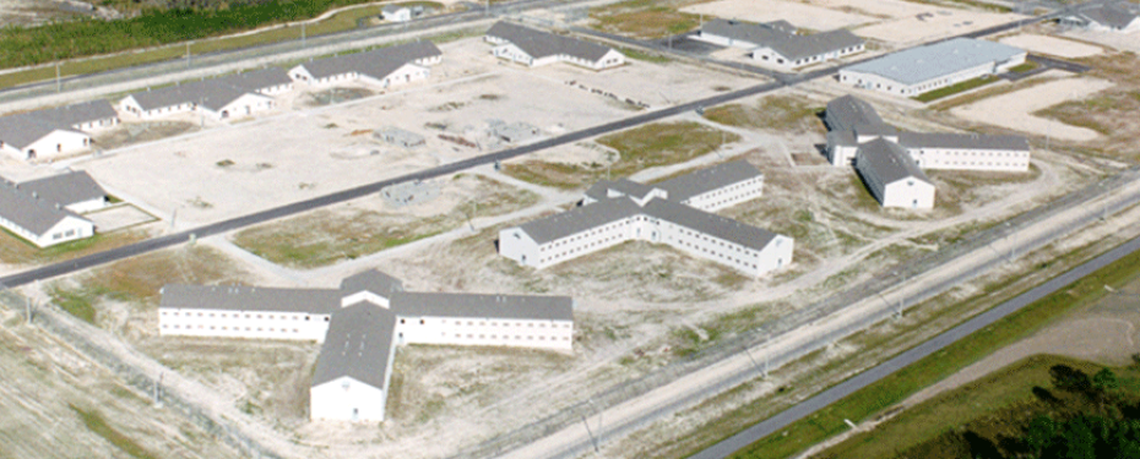 Florida’s Gulf Correctional Institution suffered significant damage during Hurricane Michael.