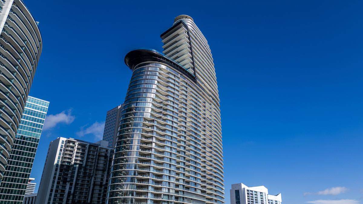 The Aston Martin Residences, located at 300 Biscayne Boulevard Way in downtown Miami, currently has units for sale ranging from $995,000 to $59 million.