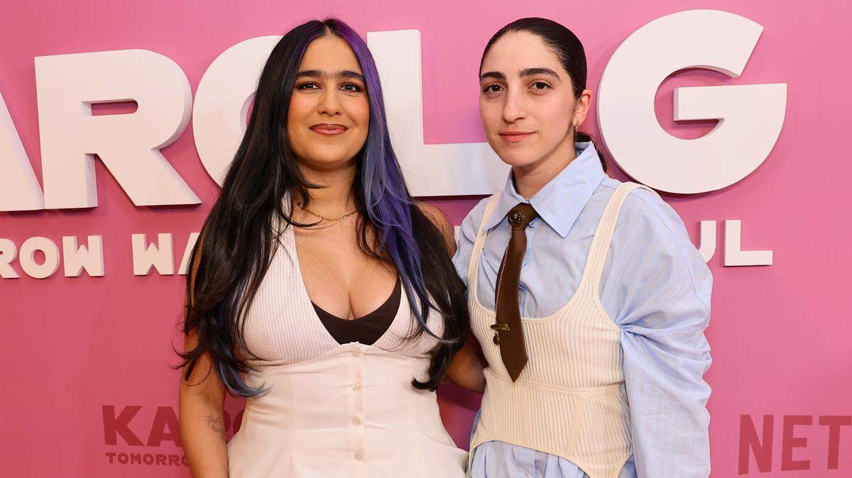NEW YORK, NEW YORK - MAY 06: (L-R) Gemeny Hernandez and Emily Estefan attend Karol G's New Netflix Documentary Takes Over Manhattan with a Special Screening at The Whitby Hotel on May 06, 2025 in New York City. (Photo by Theo Wargo/Getty Images for Netflix)