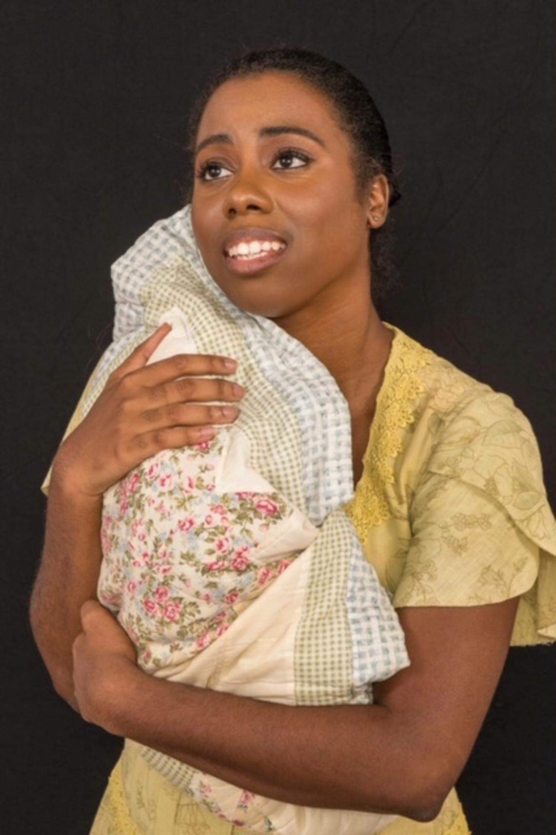 Soprano Kyaunnee Richardson, who plays Clara, at rehearsal of “Porgy and Bess.”