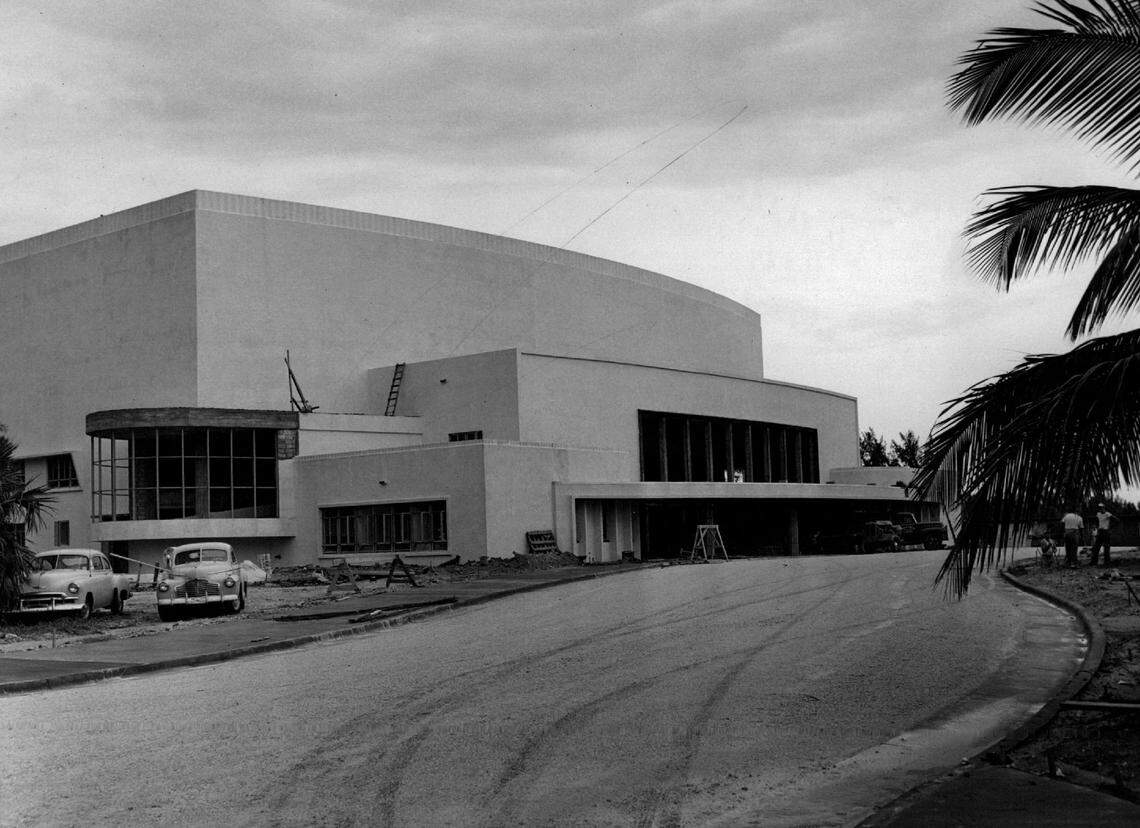 Miami Beach Auditorium in 1950, where Jackie Gleason moved his TV show in the 1960s.