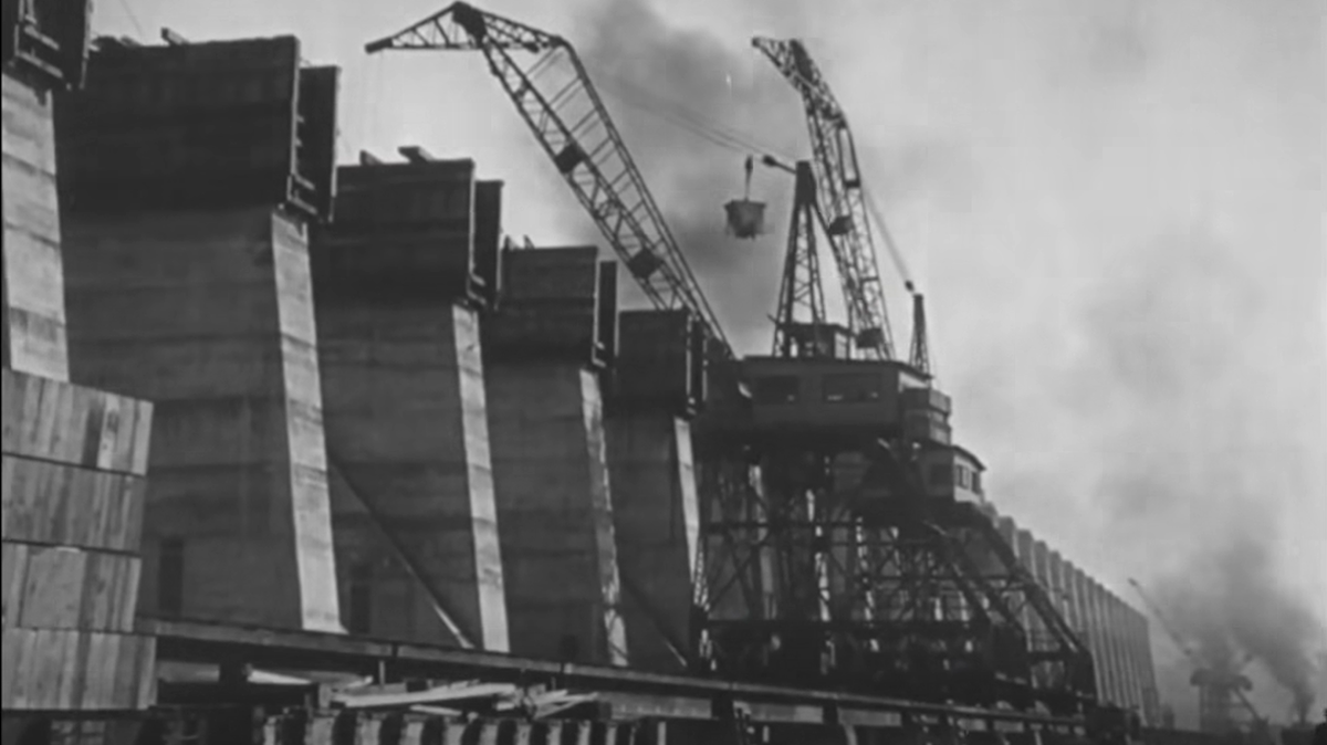 The Dumpster-sized artifact likely fell into the Tennessee River during the end of construction of Wilson Dam in north Alabama and sat there the past 100 years, the Tennessee Valley Authority says.