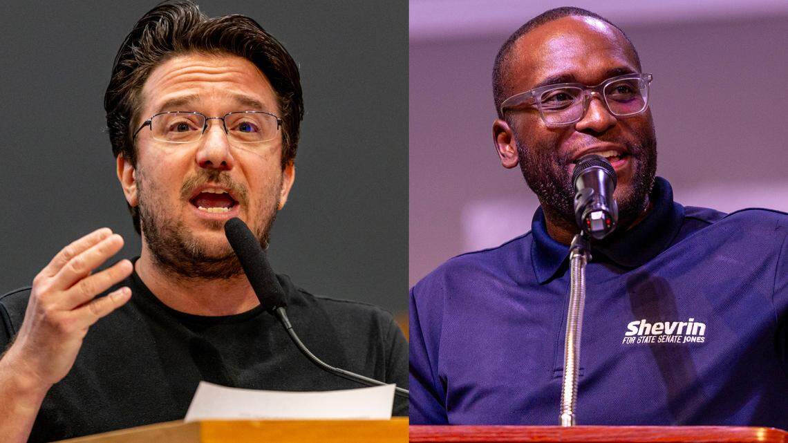 Billy Corben and Shevrin Jones