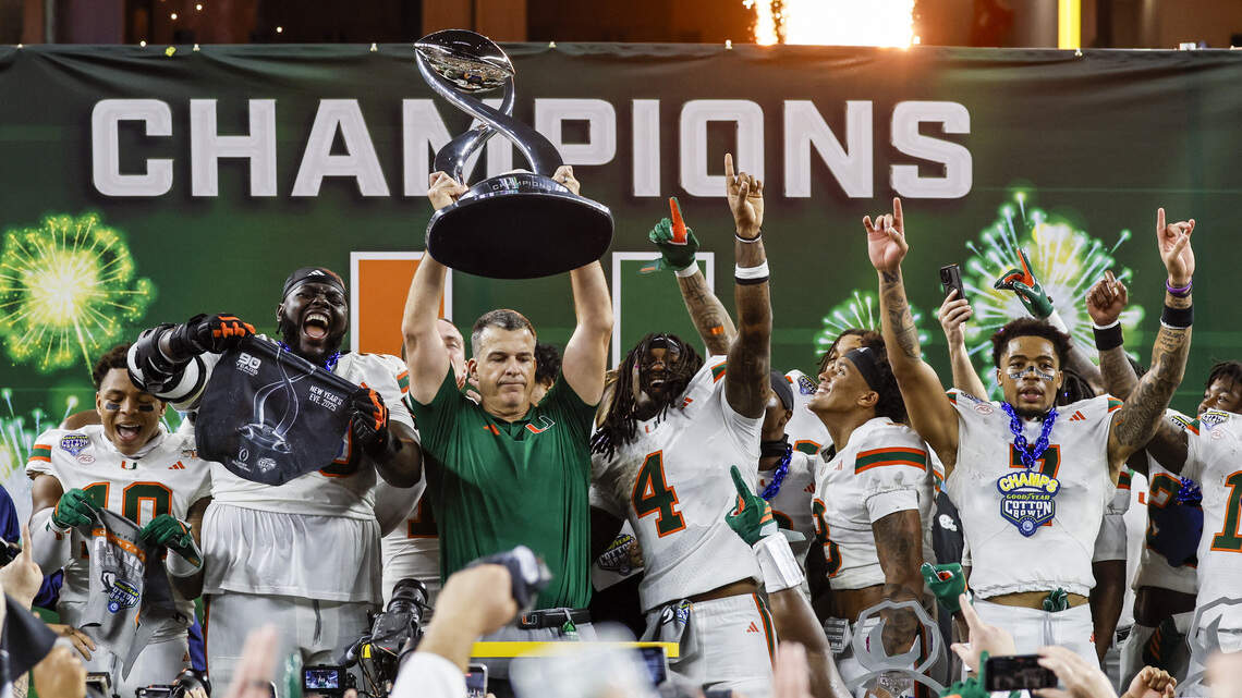 Image for Miami one win from title game appearance. Only Ole Miss stands in the way