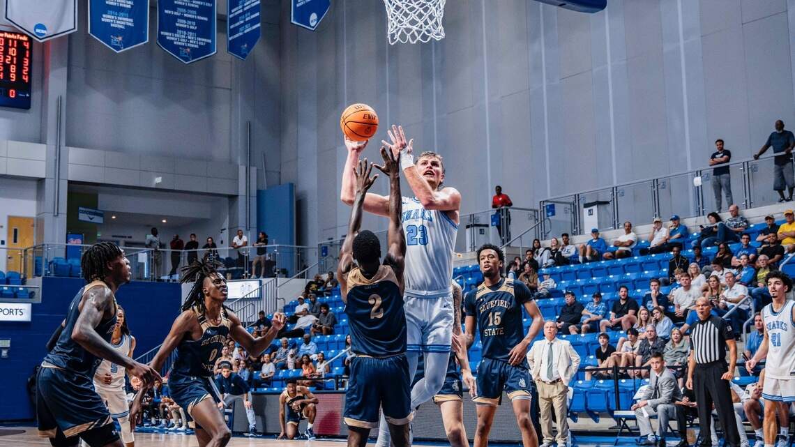 Ex-St. Thomas Aquinas star finally ‘figuring it out’ at NSU as Sharks win streak hits 42