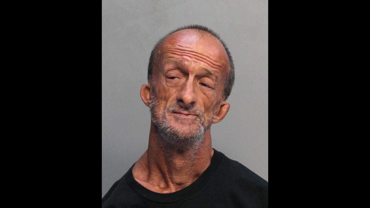 Jonathan Crenshaw was arrested and charged with aggravated battery by Miami Beach police on July 10, 2018.