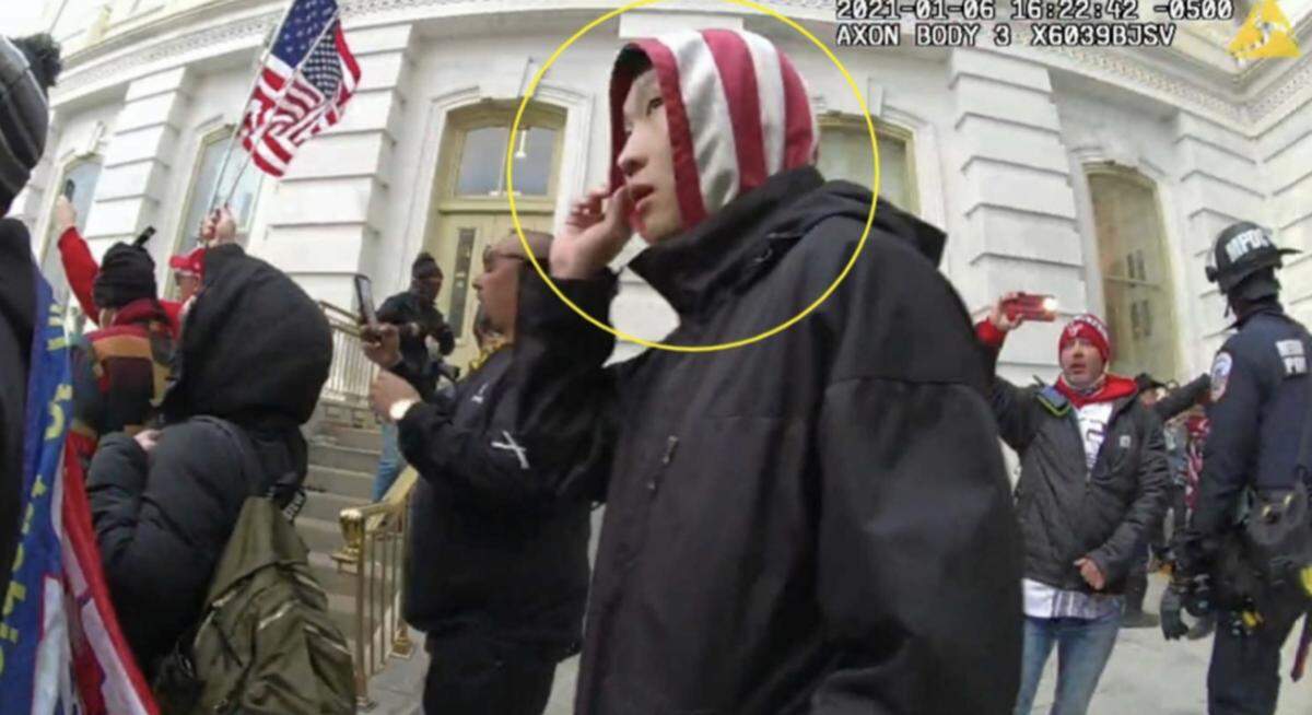 Jia Liu was charged in connection to the January 6, 2021 Capitol riot, according to the Department of Justice.