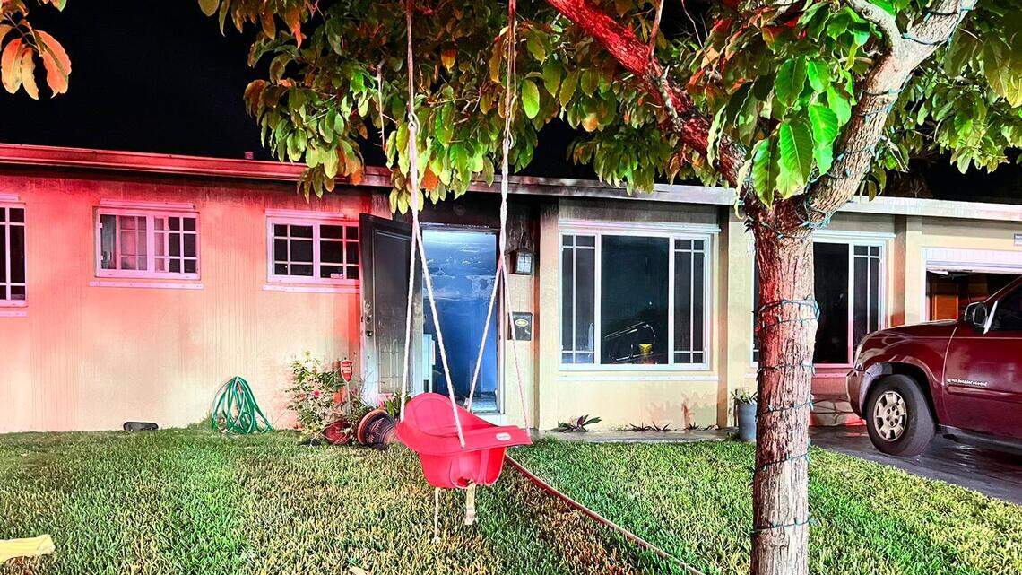 One person dead after the dog alerted Kendall residents to a house fire, cops say