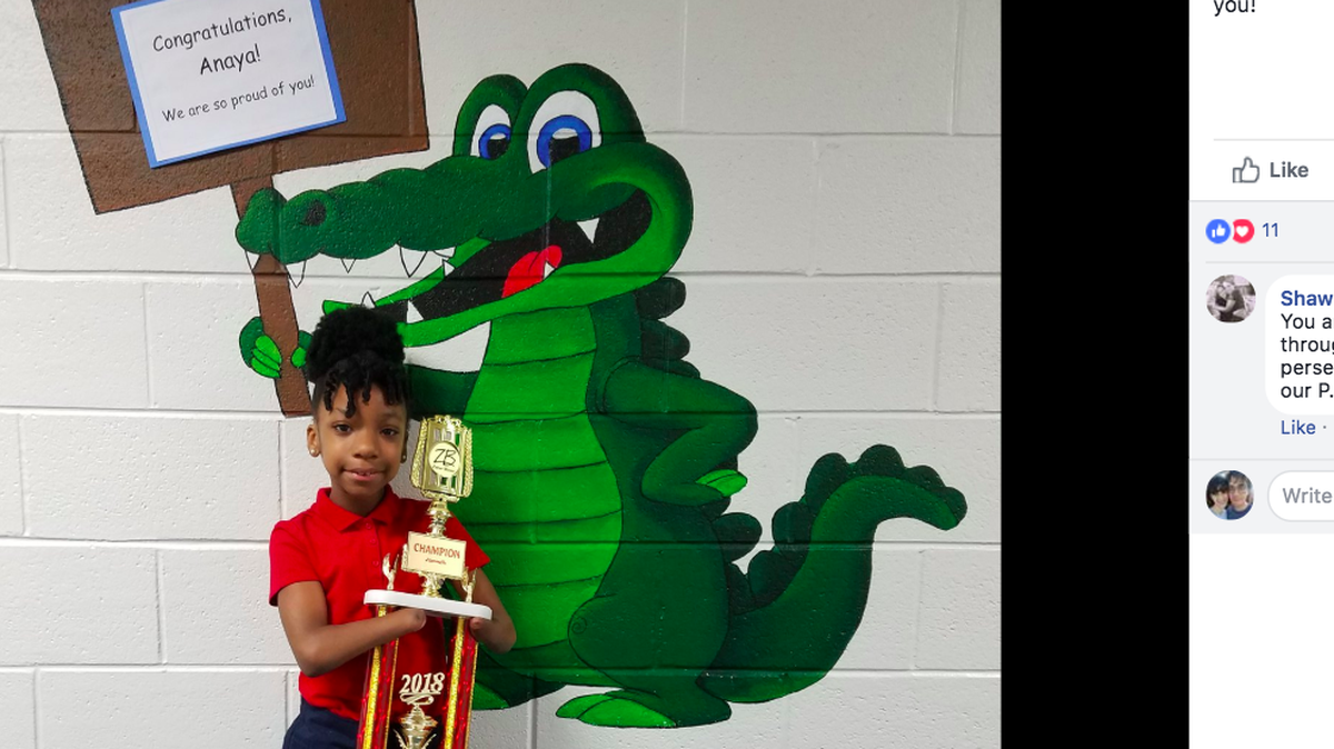 Virginia third-grader Anaya Ellick, who was born without hands, won the Nicholas Maxim Award, part of the 2018 Zaner-Bloser National Handwriting Contest for her mastery of cursive.
