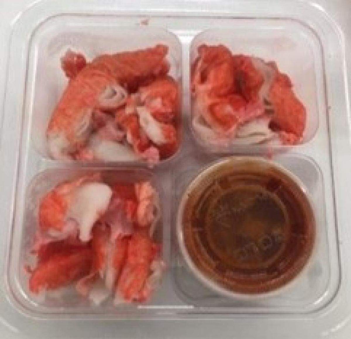 Recalled ready2eat Snow Crab Legs