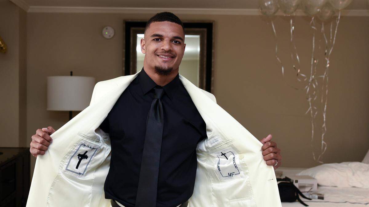 The Dolphins selected Alabama defensive back Minkah Fitzpatrick in the first round Thursday.