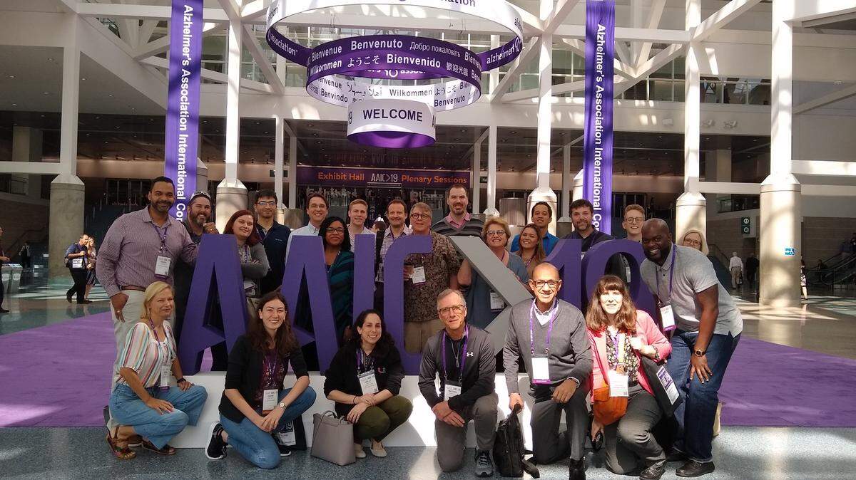 University of Miami researchers attended the Alzheimer’s Association International Conference in Los Angeles to share and learn the latest information about dementia studies. 