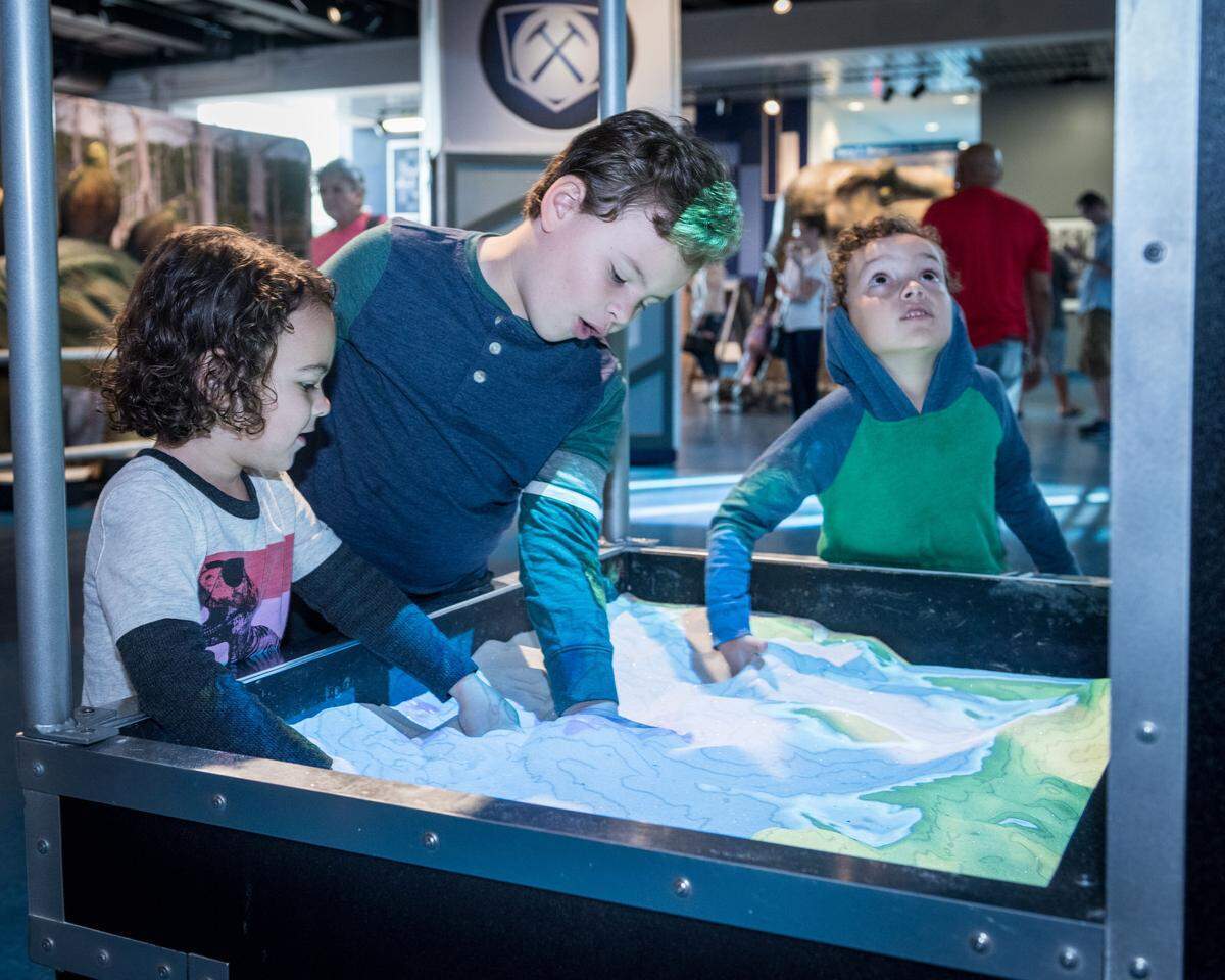 Students explore at the Museum of Discovery and Science in Fort Lauderdale.