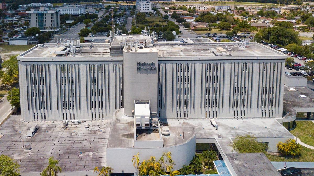 The City of Hialeah is owed $4.5 million in unpaid water and sewer bills, including about $3 million from Hialeah Hospital, pictured here, and Palmetto General Hospital.