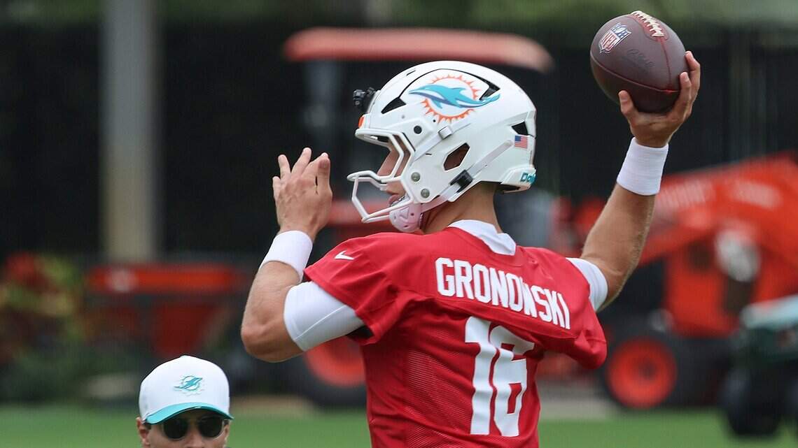 Dolphins waive a quarterback & safety then added cornerback & another safety