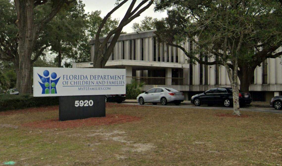 The exterior of the Florida Department of Children and Families in Jacksonville is seen in this undated Google Earth image.