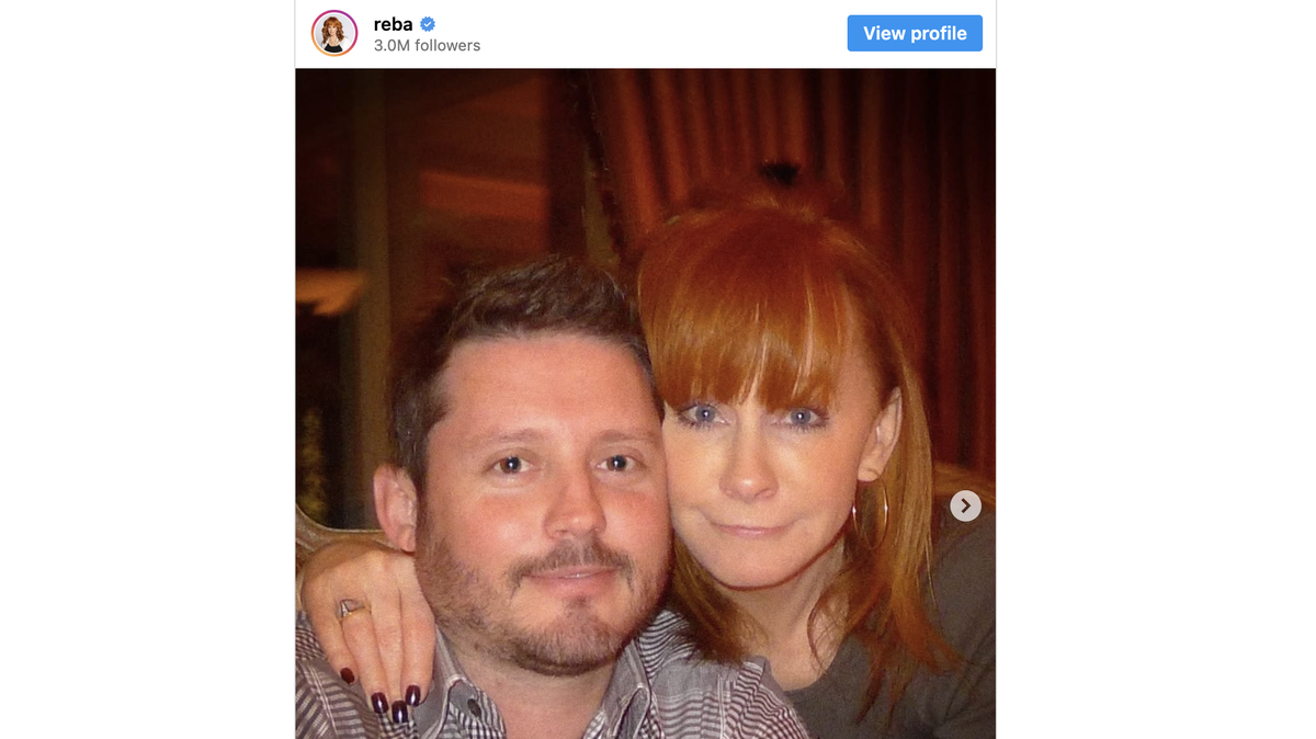 Reba McEntire shares her first statement since the death of her former stepson.