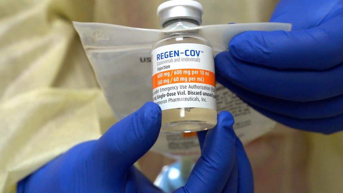 REGEN-COV by the biotechnology company Regeneron is a monoclonal antibody designed to help immune systems fight off COVID-19.