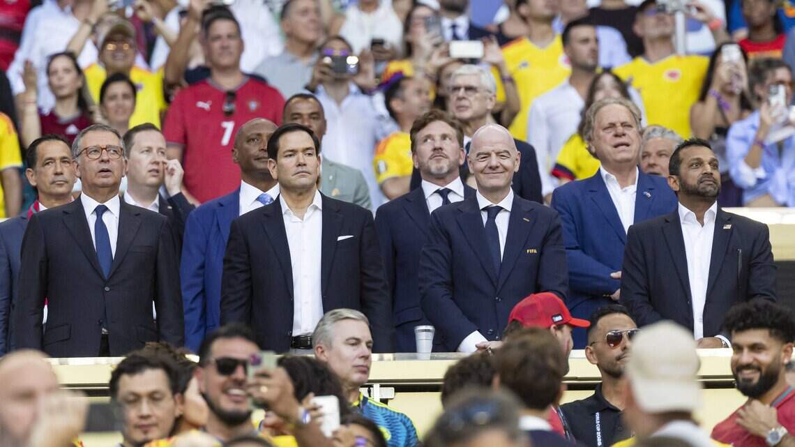 Marco Rubio, Kash Patel attend Colombia vs. Portugal World Cup match in Miami