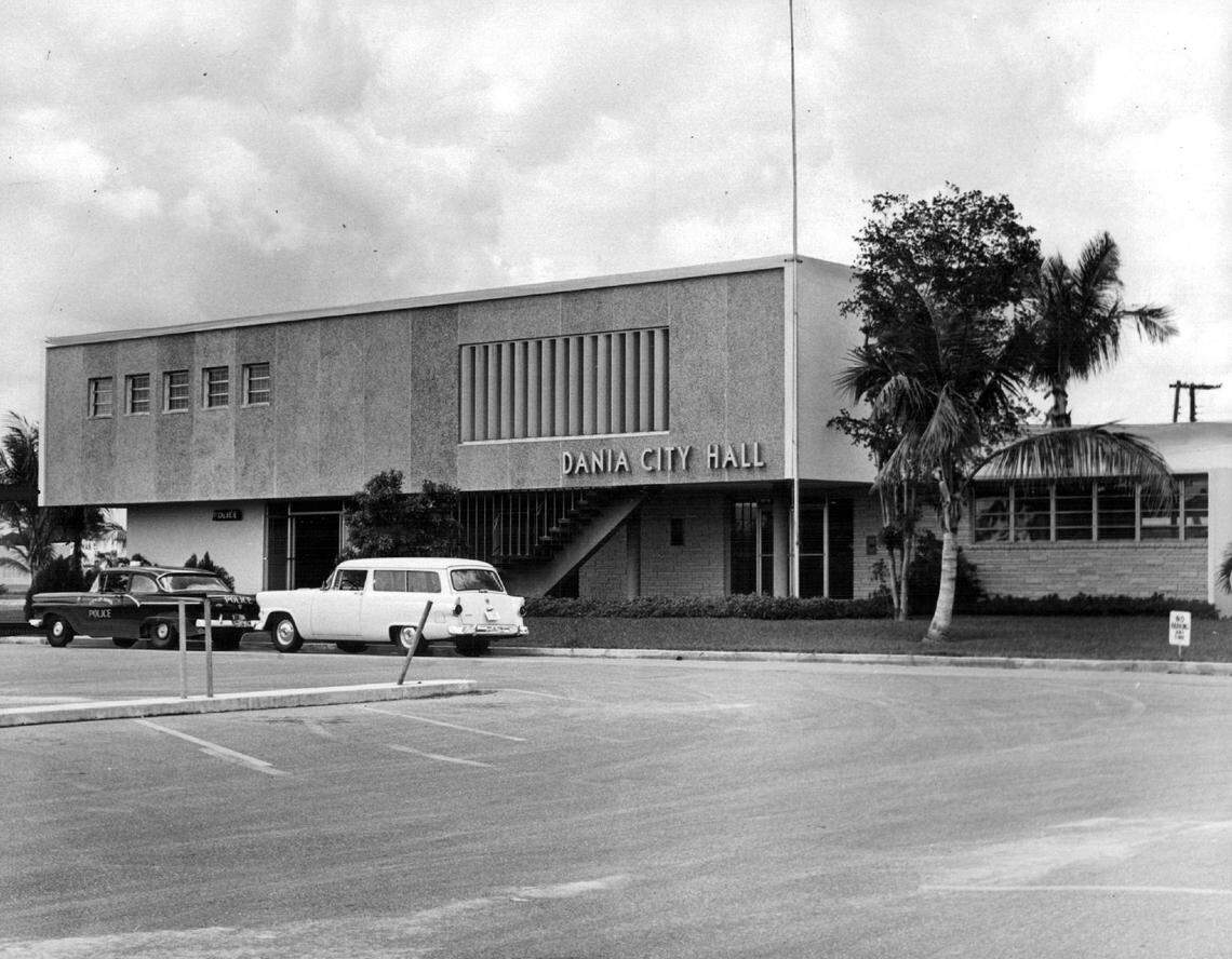Dania City Hall in 1957.