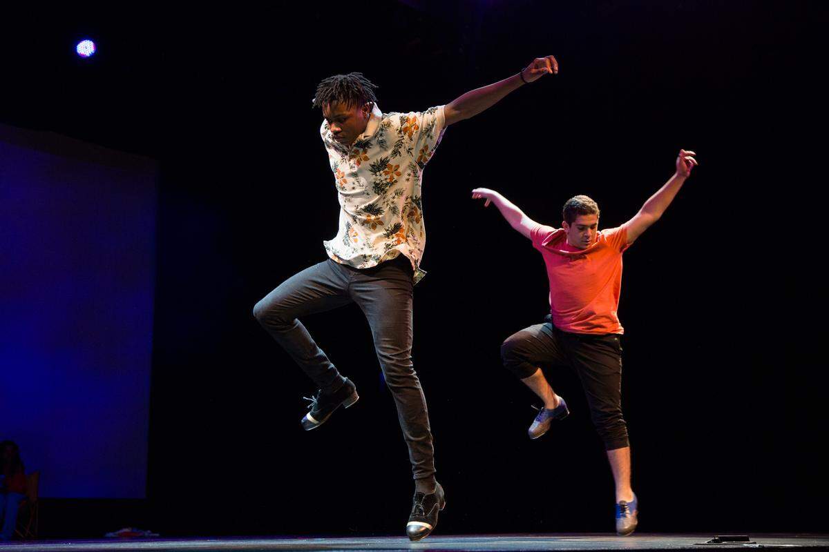 Jabu Graybeal and Enrique Rosario, 2018 YoungArts winners in dance, perform last year at Miami Theater Center.