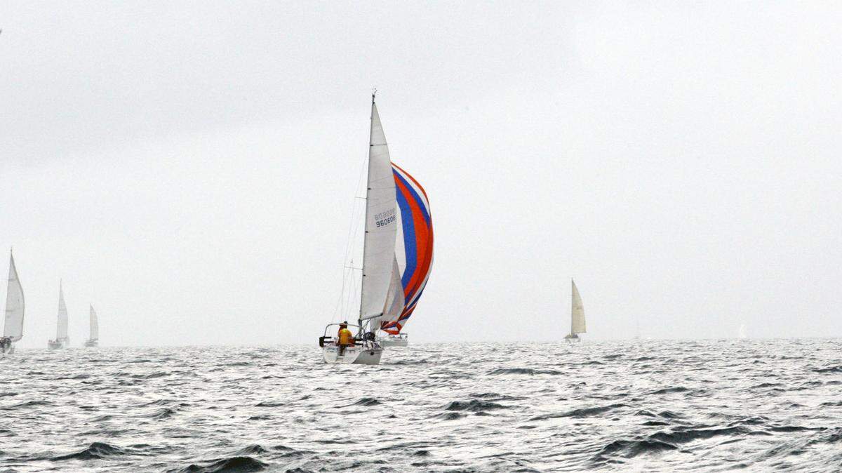 Every year, the Bacardi Columbus Day Regatta is held on Biscayne Bay. Pictured, is a sailboat during the first day of the Bacardi Columbus Day Regatta LVII in 2011.
