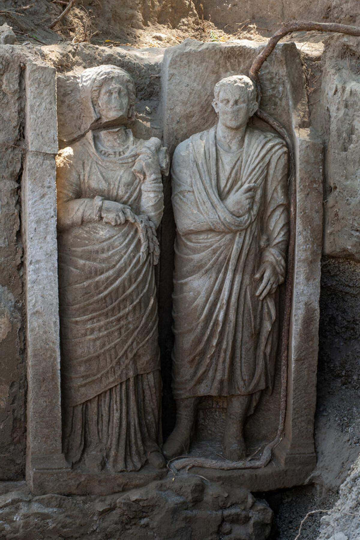 The tomb likely dates to more than 2,000 years ago, officials said.