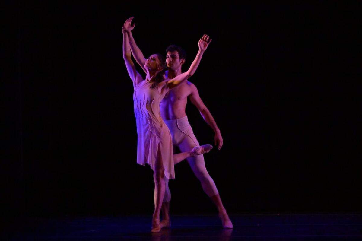 Emily Bromberg and Ariel Morilla in “Apollo and Daphne” by Ben Needham-Wood.