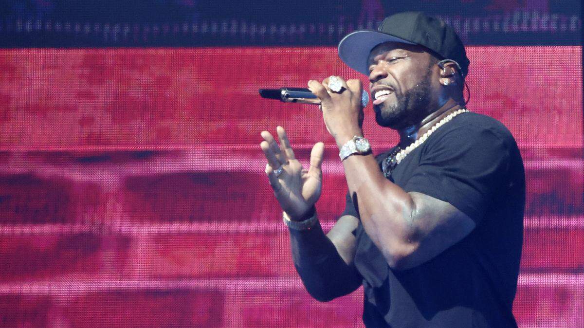 American artist, 50 Cent performs on stage during The Final Lap Tour 2023 at Arena Zagreb on October 17, 2023 in Zagreb, Croatia. Photo: Sanjin Strukic/PIXSELL/Sipa USA