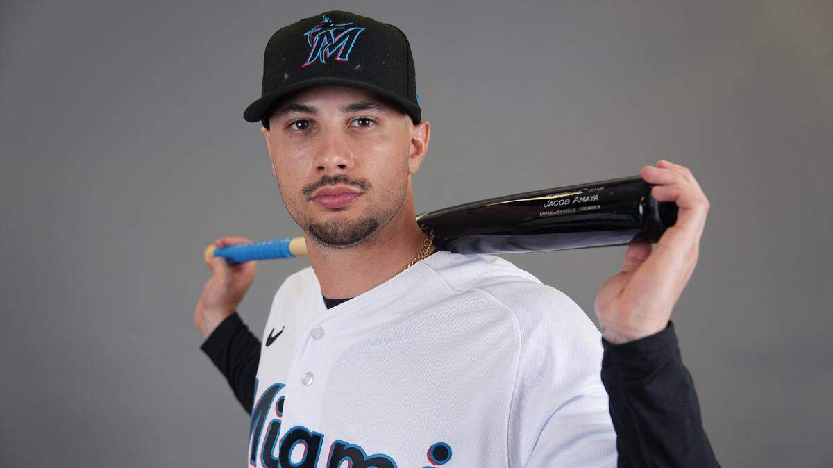 Miami Marlins shortstop prospect Jacob Amaya is hitting .418 with five home runs in May.