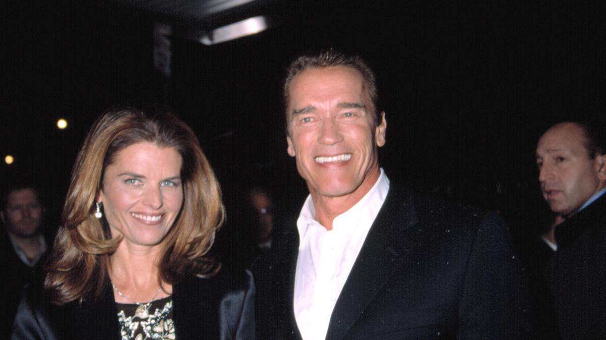 maria shriver with ex-husband arnold schwarzenegger