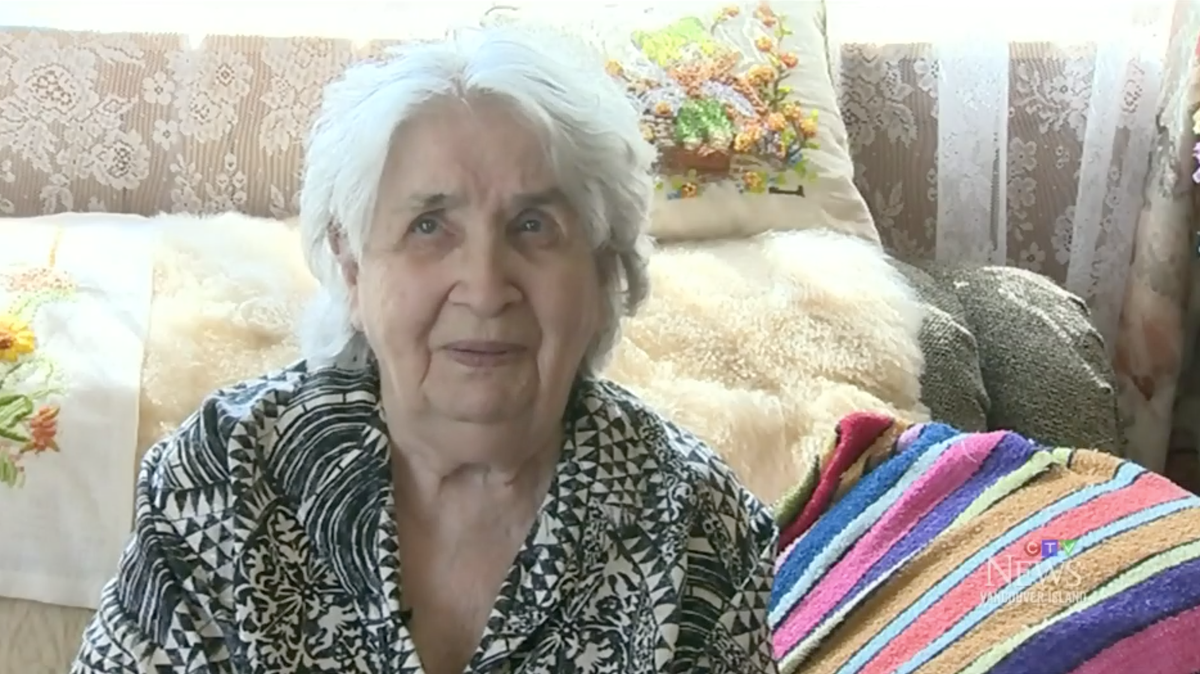 Anna Stady, a 95-year-old from Vancouver, Canada, said she kicked a black bear with a ‘sweet tooth’ out of her kitchen twice in one day last week. She said she was never scared of the bear, which left when she asked him to.