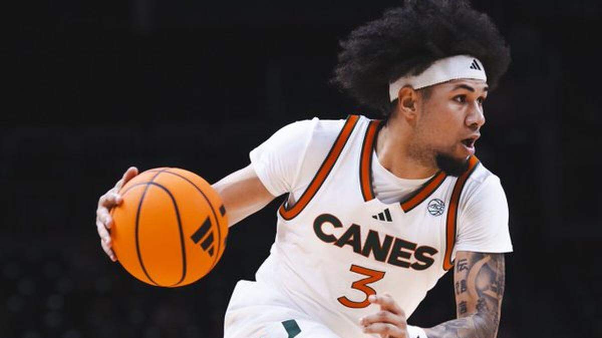 Guard Tre Donaldson led UM with 23 points in a 101-61 home win over Bethune-Cookman on Nov. 6, 2025.