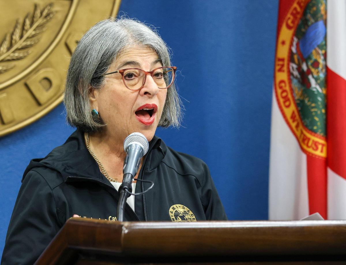 Miami-Dade County Mayor Daniella Levine Cava, along with the Board of County Commissioners, held a press conference on May 15, 2025, at the Miami-Dade County Emergency Operations Center in Doral, Florida.