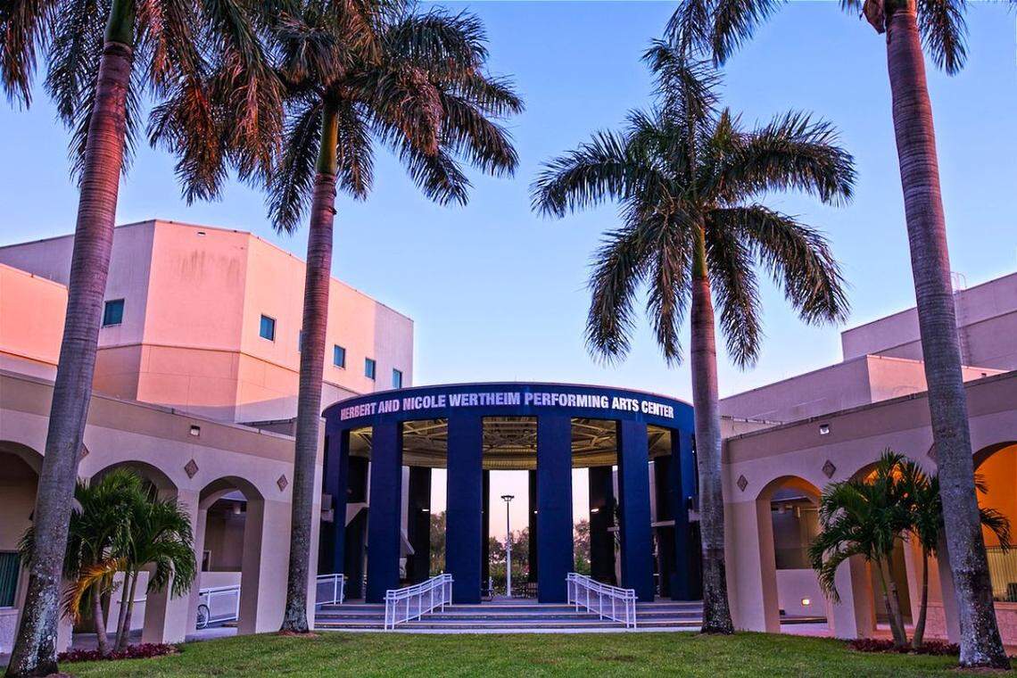 The Herbert and Nicole Wertheim Performing Arts Center at Florida International University.